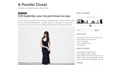 Desktop Screenshot of aparallelcloset.com